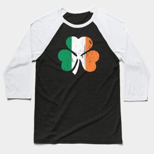 Irish Flag Shamrock Baseball T-Shirt